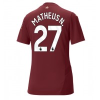 Manchester City Matheus Nunes #27 Tredjetrøje Dame 2024-25 Kortærmet